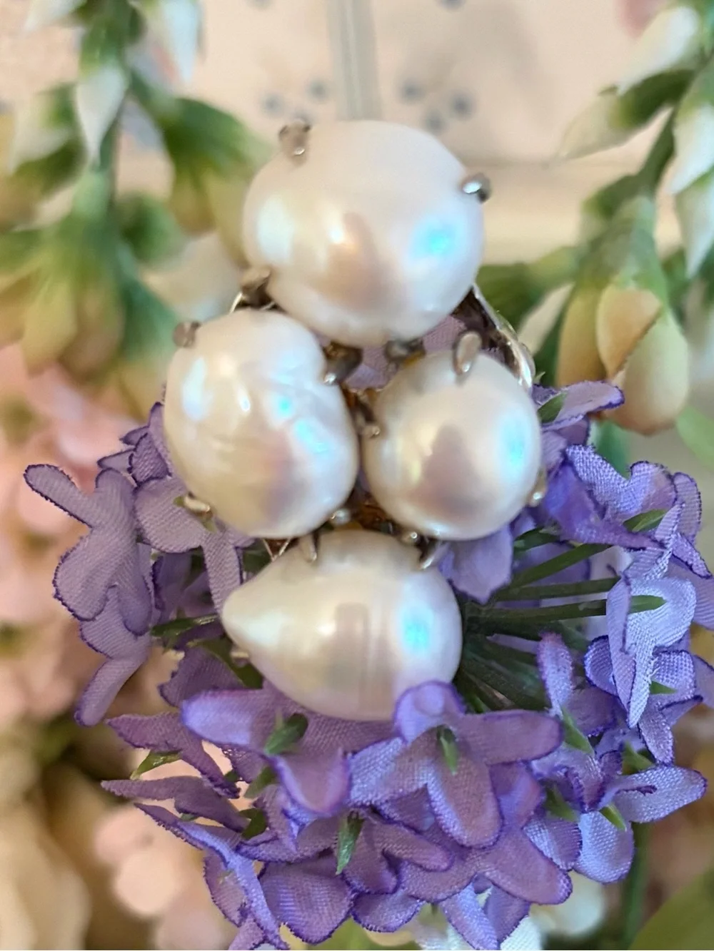 Silpada Sterling Silver and Pearl “Coastal” Ring R2940 Size 8 1/4